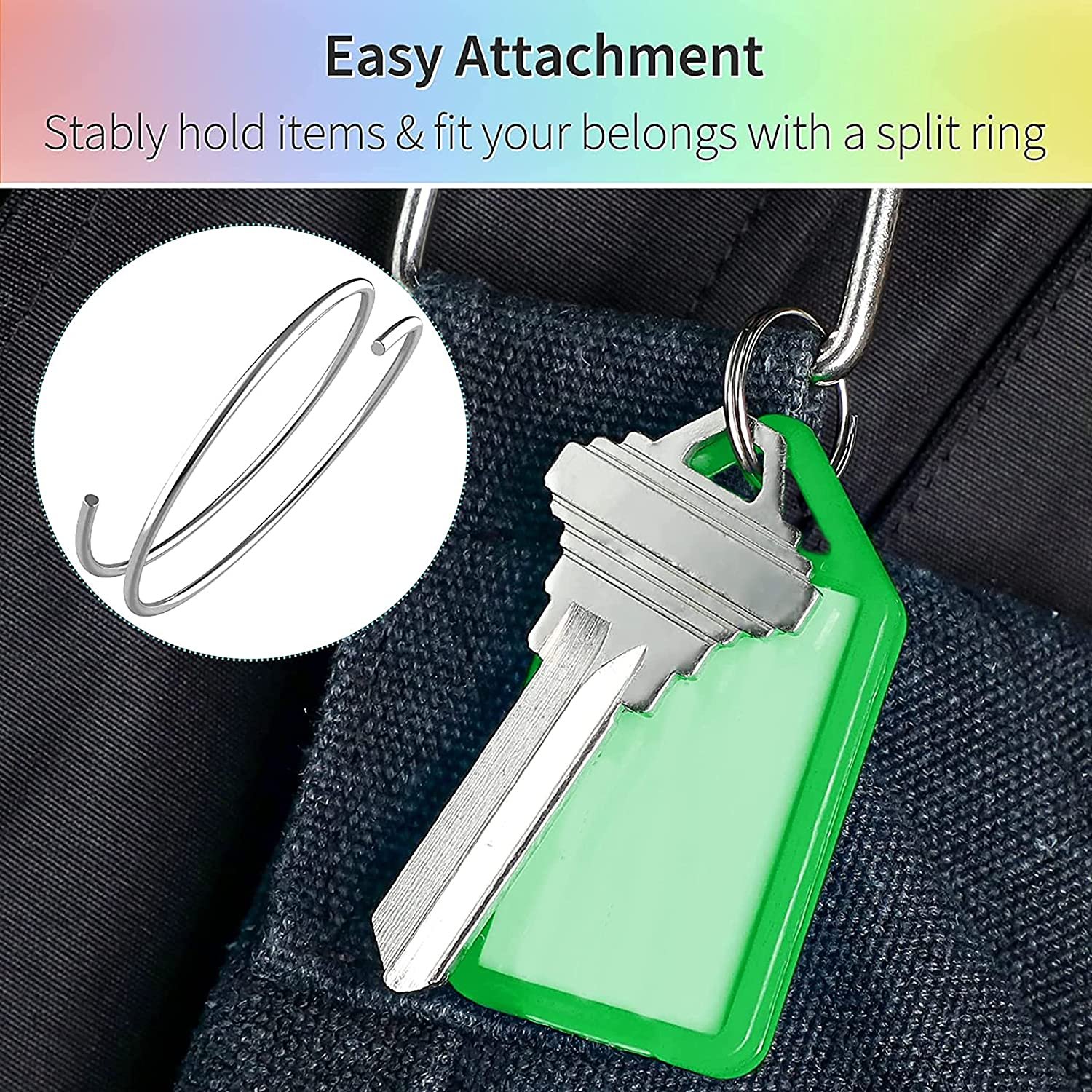 50Pc Keychain Tag Label Used For Decorative Purpose On Keys And All. - Shivani Jaswal 50Pc Keychain Tag Label Used For Decorative Purpose On Keys And All.