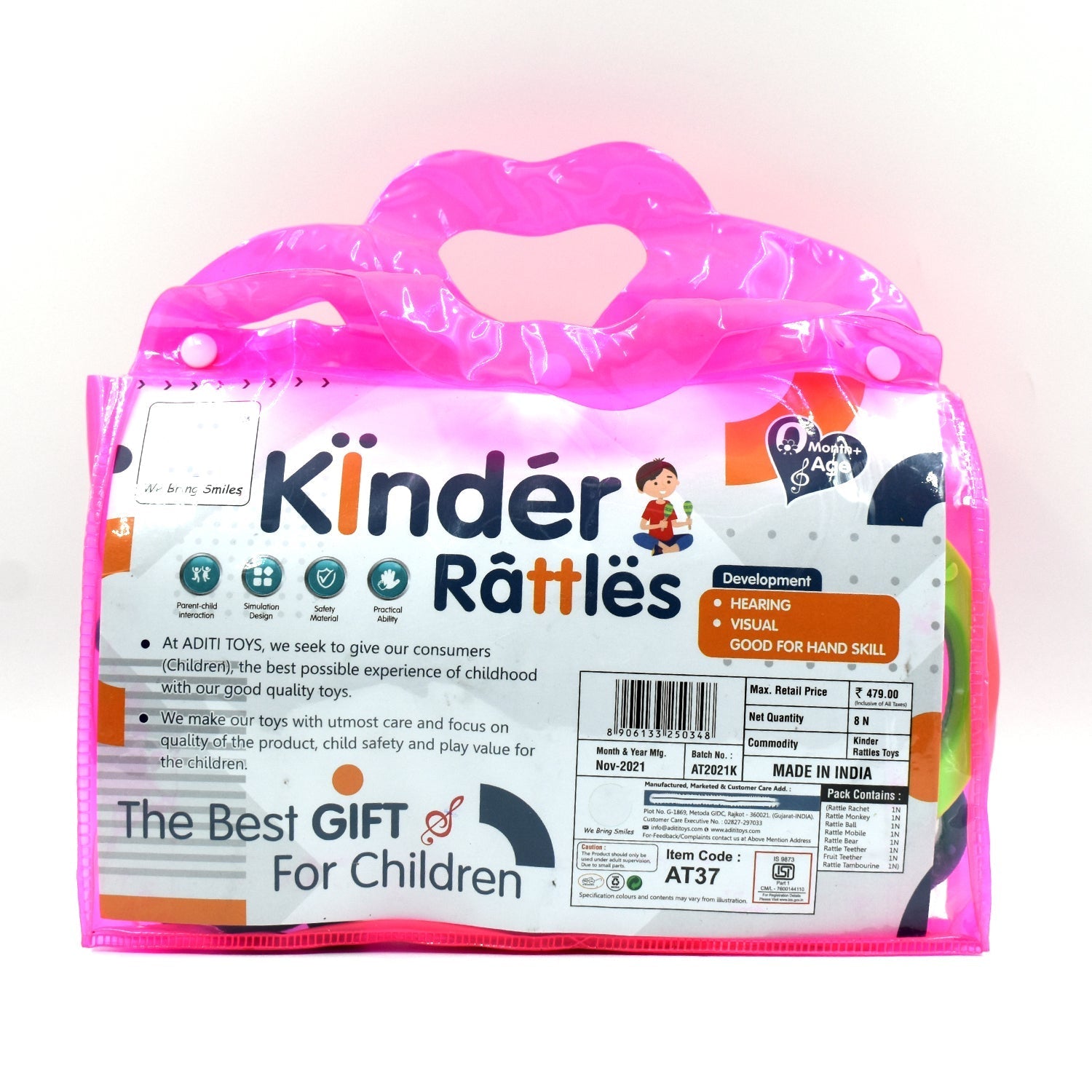 AT37 Rattles Baby Toy and game for kids for playing and enjoying purposes. - Shivani Jaswal AT37 Rattles Baby Toy and game for kids for playing and enjoying purposes.