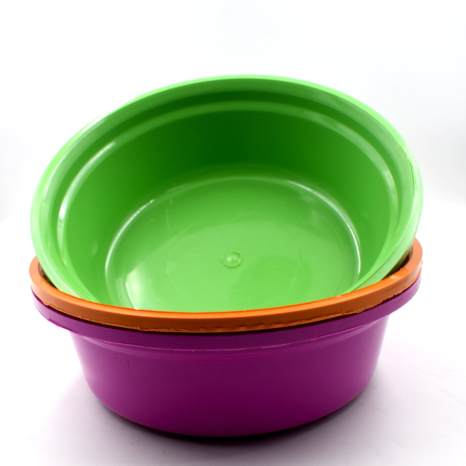 Household Storage Plastic Round Bowl / Tub / Basket / Bucket set - Pack of 3 - Shivani Jaswal Household Storage Plastic Round Bowl / Tub / Basket / Bucket set - Pack of 3