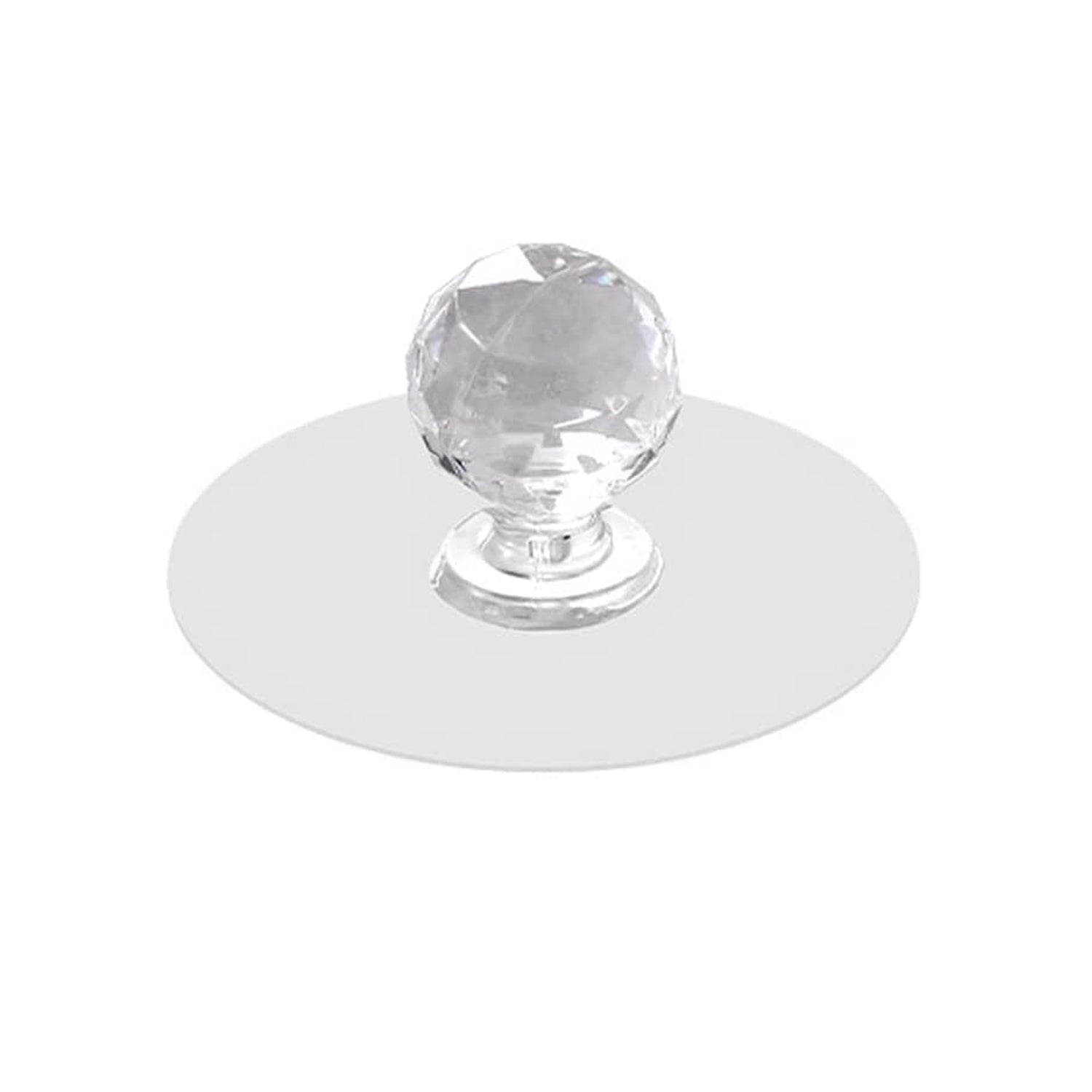 Clear Diamond Crystal Cabinet Knob & Pull Handle (1 Pc) - Shivani Jaswal Clear Diamond Crystal Cabinet Knob & Pull Handle (1 Pc)