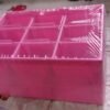 Storage Box 9 Grids Multi-purpose Durable Desktop Drawer Organizer for Pencils Storage Holder Hanging Hole Design for Small Items