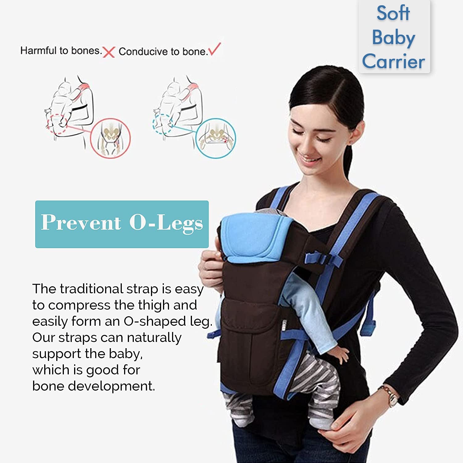 Baby Carrier Bag / Baby Holder Carrier with Four Modes of Use, Adjustable Sling and Easy to Use Design - Shivani Jaswal Baby Carrier Bag / Baby Holder Carrier with Four Modes of Use, Adjustable Sling and Easy to Use Design