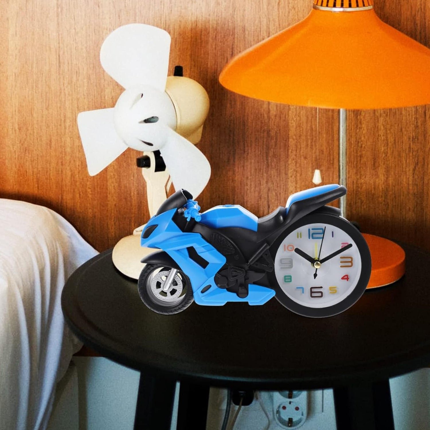 Retro Motorcycle Alarm Clock – Novelty Bike Engine Style Desk Clock - Shivani Jaswal Retro Motorcycle Alarm Clock – Novelty Bike Engine Style Desk Clock