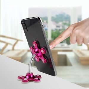 Phone Holder, 360Â°Rotatable Phone Stand Multi-Function Double-Sided Suction Cup Mobile Phone Holder  vip stand( MOQ :- 6 Pc )