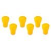Plastic Glass , Freezer safe Glass, 300ml, Multicolor (Set of 6)