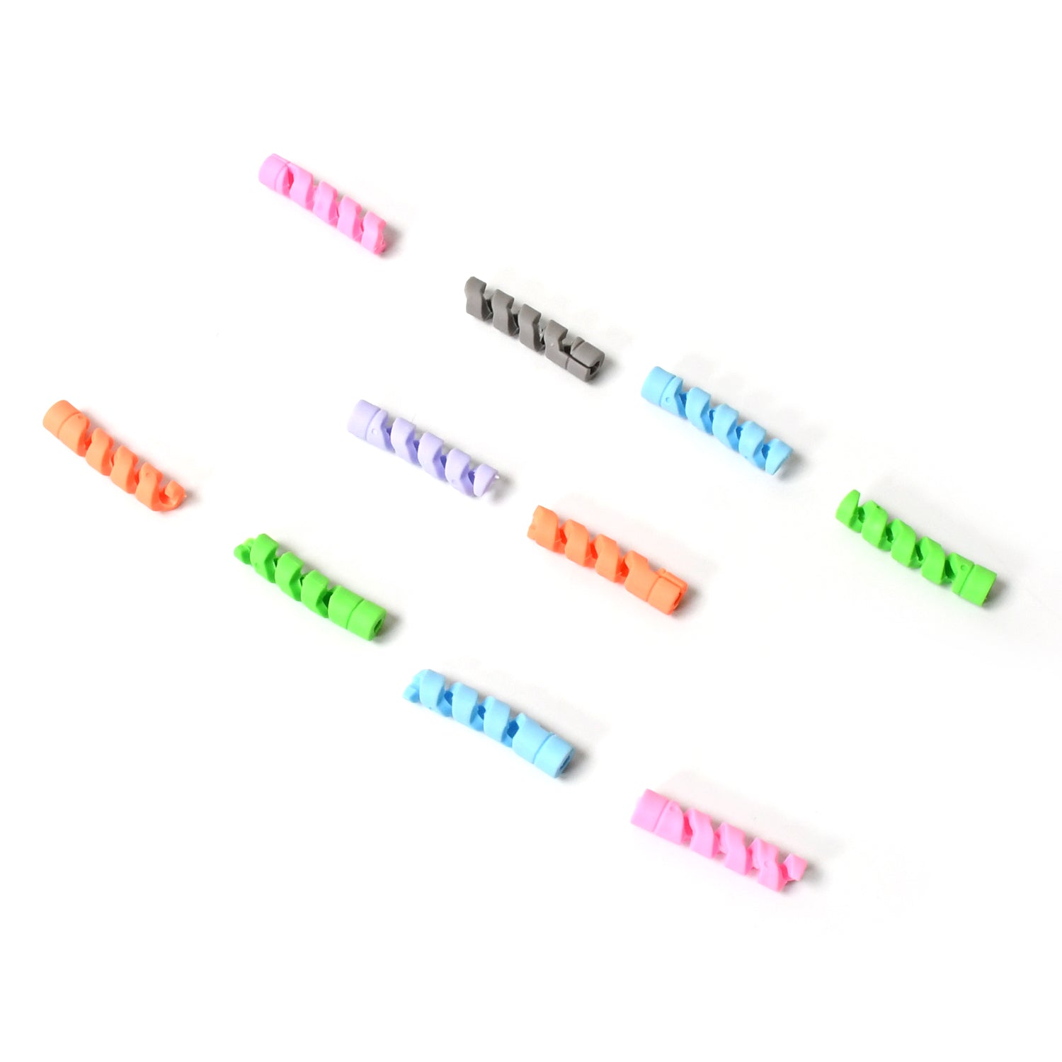 Spiral Charger Cable Protector Data Cable Saver Charging Cords Protective for All Universal Cable Cover (Pack of 10) - Shivani Jaswal Spiral Charger Cable Protector Data Cable Saver Charging Cords Protective for All Universal Cable Cover (Pack of 10)