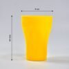 Plastic Glass , Freezer safe Glass, 300ml, Multicolor (Set of 6)