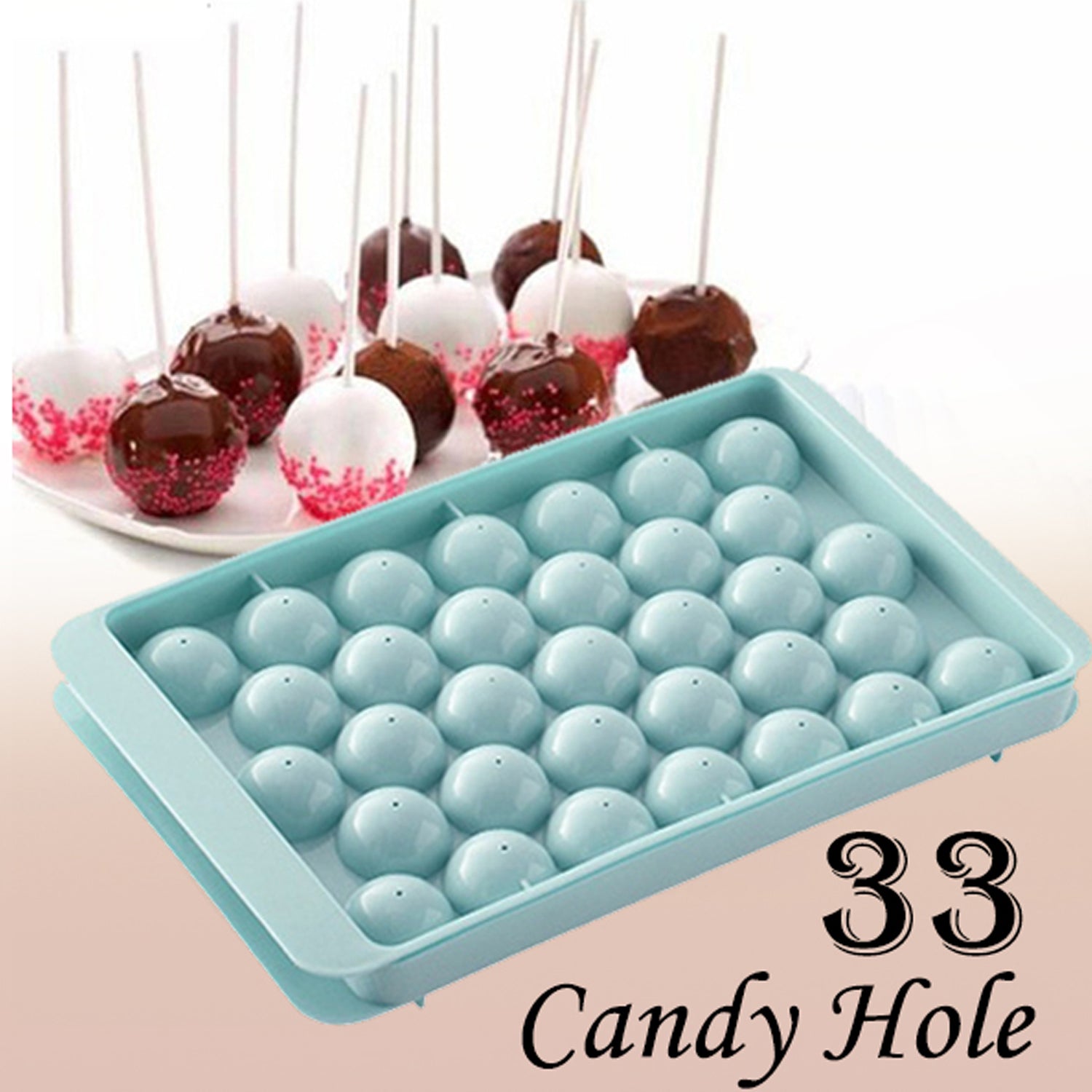 Plastic Round BPA Free Reusable Ice Cube Ice Ball Mold / Lolli Candy Maker (20x12cm) - Shivani Jaswal Plastic Round BPA Free Reusable Ice Cube Ice Ball Mold / Lolli Candy Maker (20x12cm)