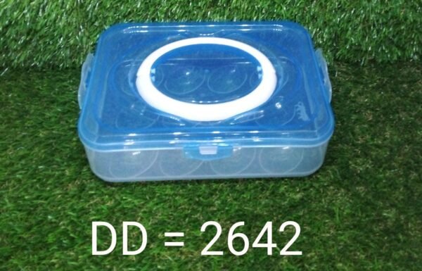 Plastic Kitchen Refrigerator Egg Storage 12 Grid 1 Layer Egg Container