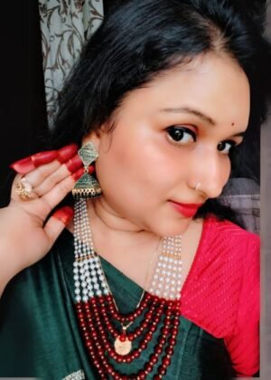 Fashion Frill Floral Vintage Meenakari Drop Earrings for Women – Traditional Jhumke