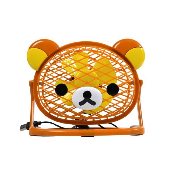 Stylish & Silent: Teddy Bear USB Fan for Any Space Ã¢â‚¬â€œ Adjustable Cooling!
