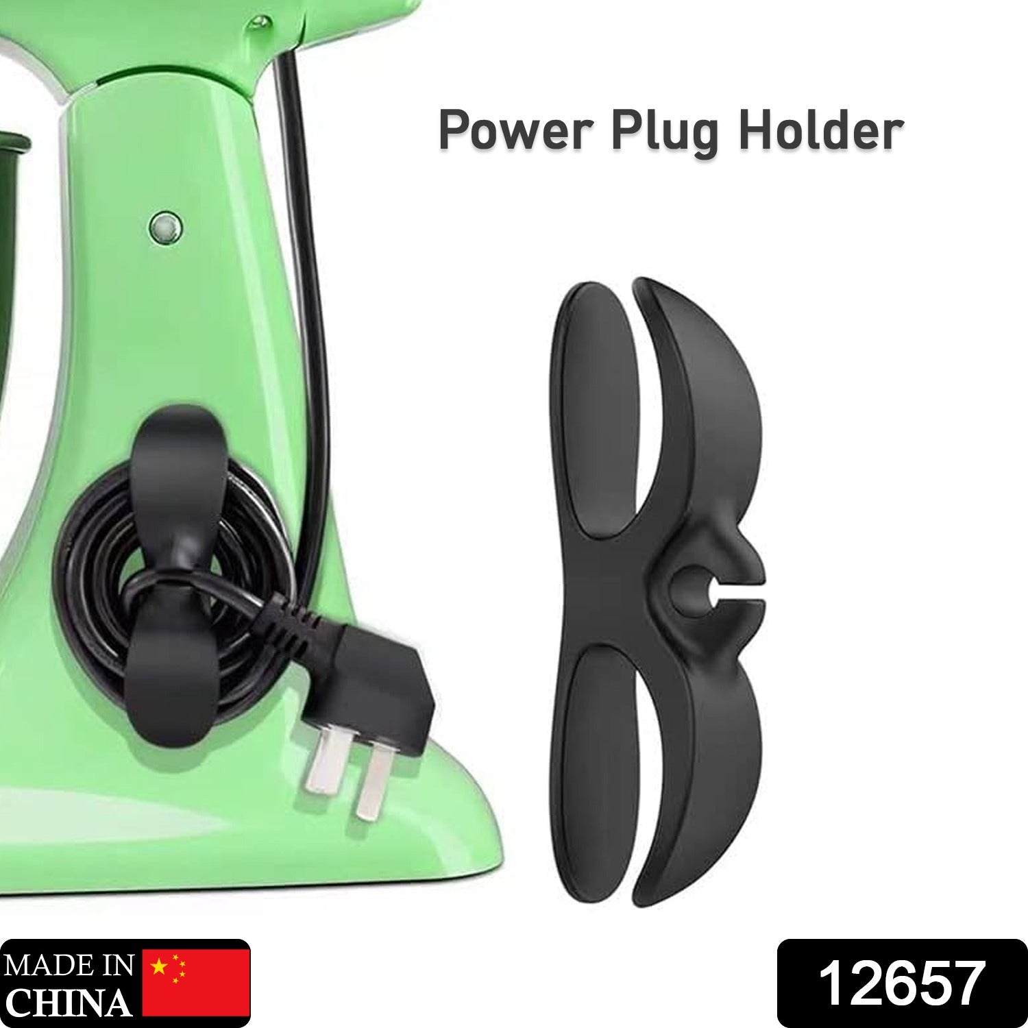 Power Plug Holder Organizer for Appliances Tidy Cord Winder Cable Organizer Self Adhesive Wire Wrap Holder for Coffee Maker Pressure Etc (1 Pc / 8x3 Cm / Small) - Shivani Jaswal Power Plug Holder Organizer for Appliances Tidy Cord Winder Cable Organizer Self Adhesive Wire Wrap Holder for Coffee Maker Pressure Etc (1 Pc / 8x3 Cm / Small)