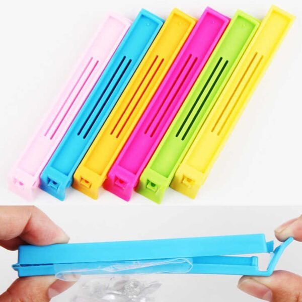 4 Pc Food Sealing Clip used in all kinds of places including household and official, especially for sealing packed food and stuff.