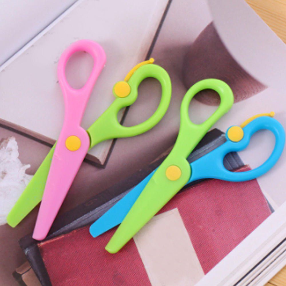 Kids Handmade Plastic Safety Scissors Safety Scissors - Shivani Jaswal Kids Handmade Plastic Safety Scissors Safety Scissors