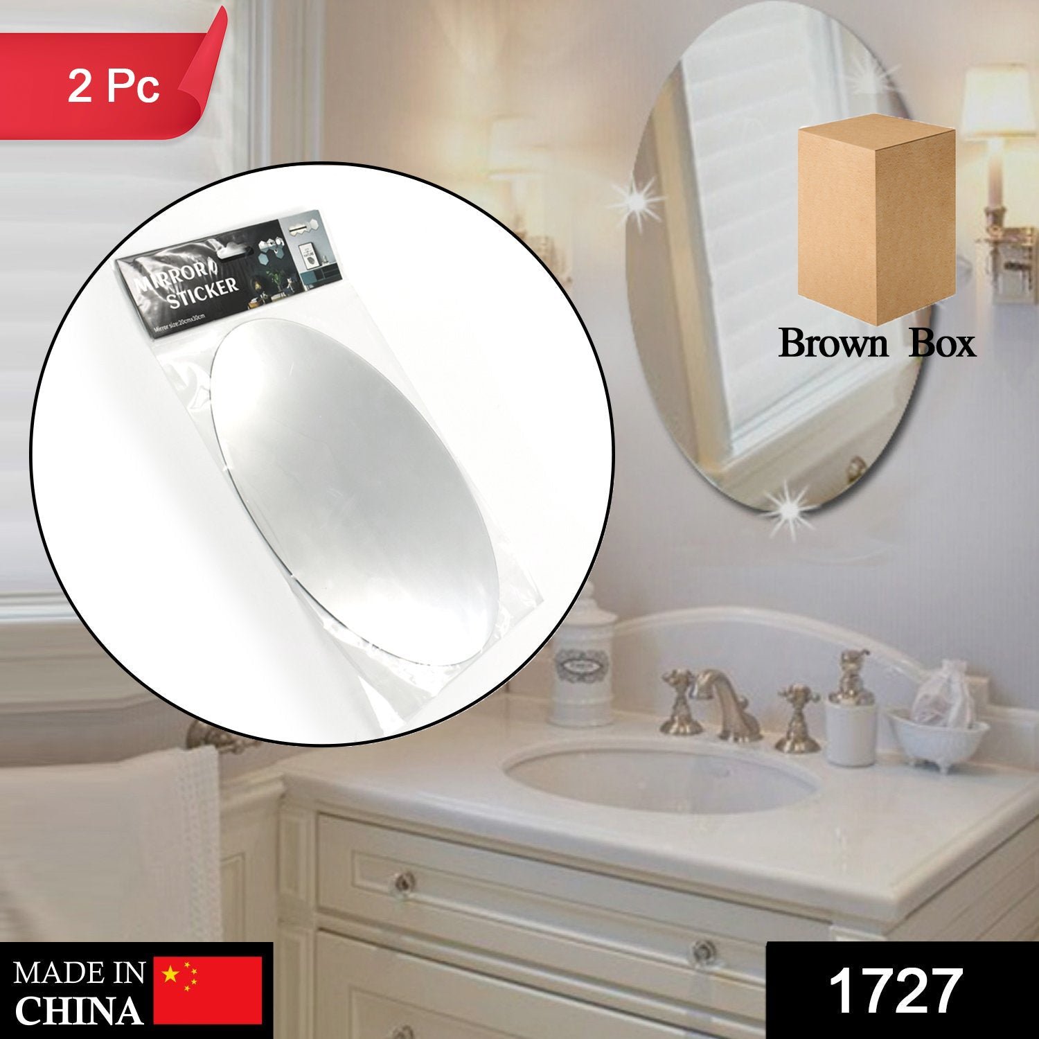 Adhesive Bathroom Mirror Wall - Shivani Jaswal Adhesive Bathroom Mirror Wall