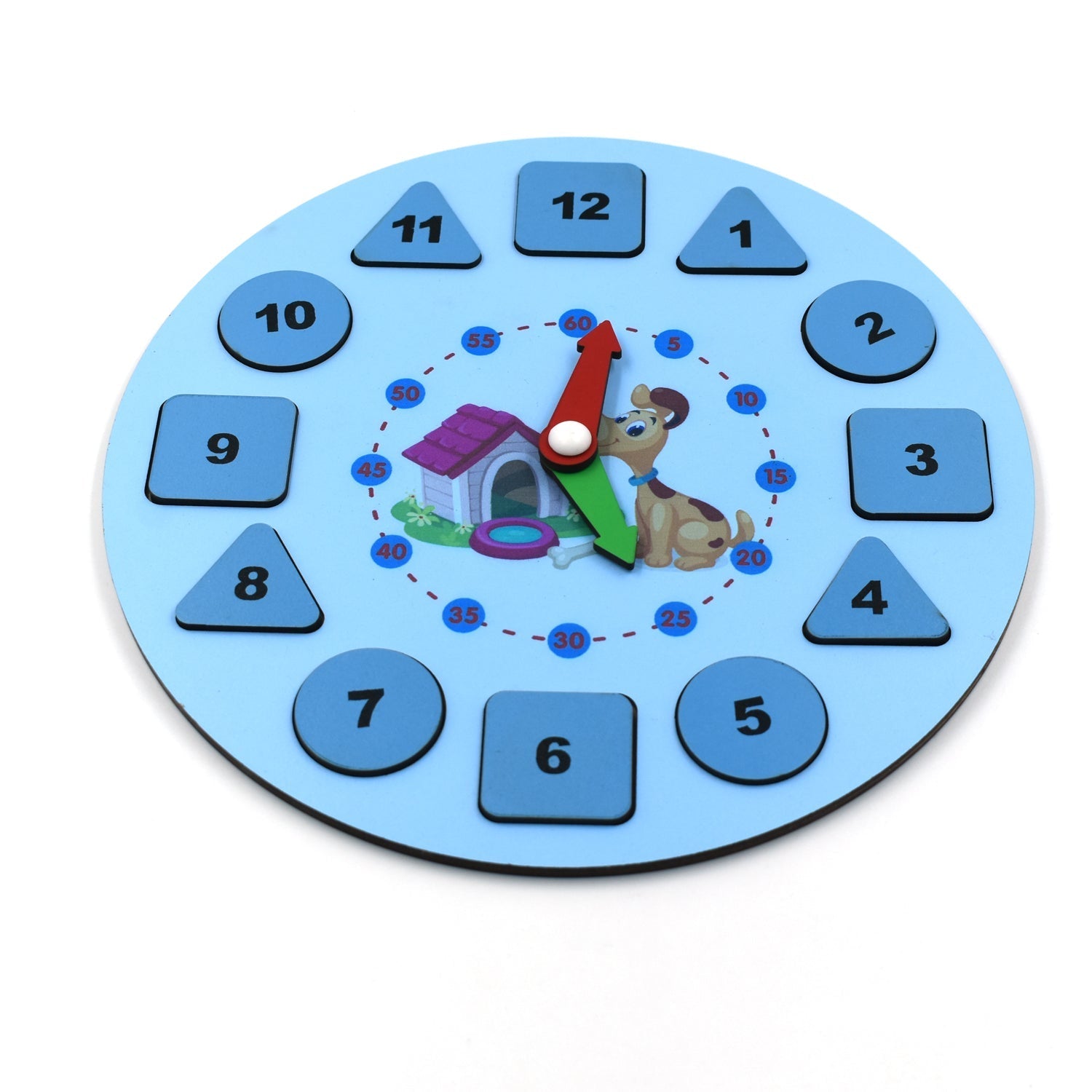 AT49 Wooden Clock Toy and game for kids and babies for playing and enjoying purposes. - Shivani Jaswal AT49 Wooden Clock Toy and game for kids and babies for playing and enjoying purposes.