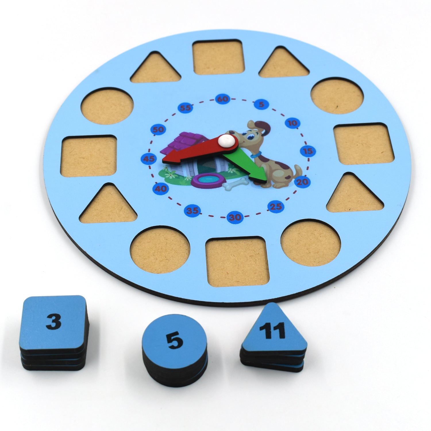 AT49 Wooden Clock Toy and game for kids and babies for playing and enjoying purposes. - Shivani Jaswal AT49 Wooden Clock Toy and game for kids and babies for playing and enjoying purposes.