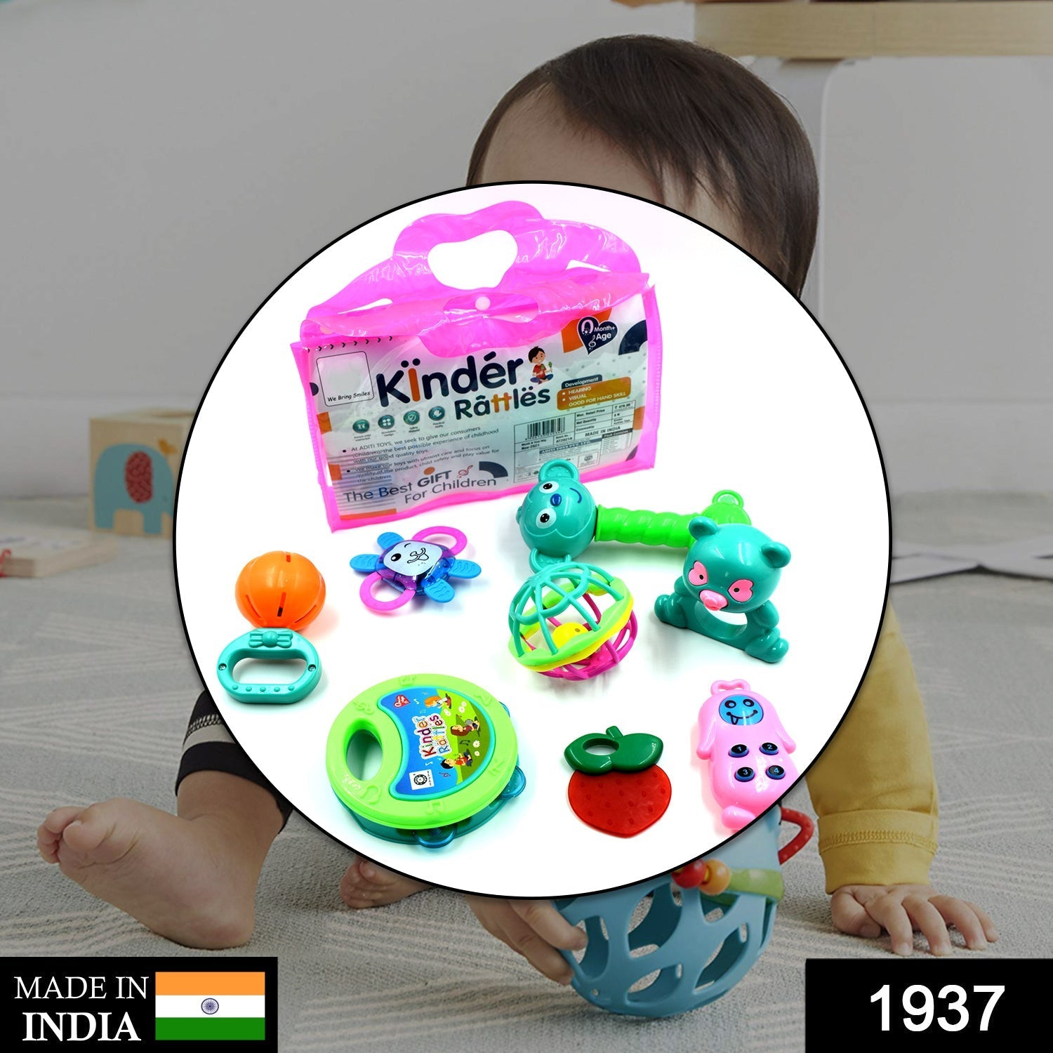 AT37 Rattles Baby Toy and game for kids for playing and enjoying purposes. - Shivani Jaswal AT37 Rattles Baby Toy and game for kids for playing and enjoying purposes.