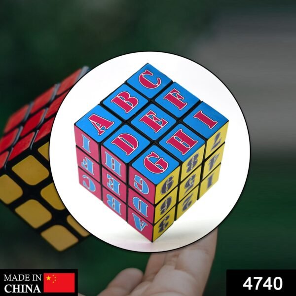 Alpha Numeric Cube used for entertaining and playing purposes by kids, childrenâ€™s and even adults etc.