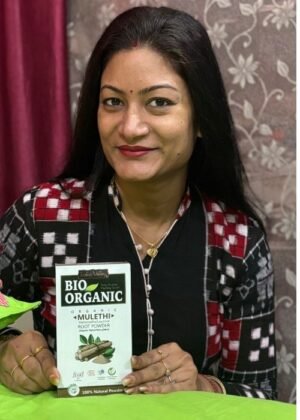 INDUS VALLEY Natural Mulethi Powder – Liquorice for Hair and Skin Care – 100g