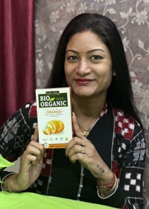 INDUS VALLEY Organic Orange Peel Powder – Food Grade for Skin & Oil Control – 250g