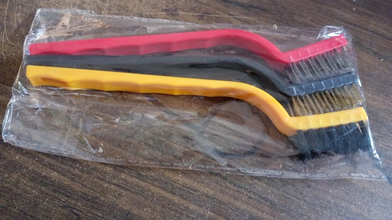3-Piece Mini Wire Brush Set: Tackle Tough Cleaning Jobs (Multi-Material) - Shivani Jaswal 3-Piece Mini Wire Brush Set: Tackle Tough Cleaning Jobs (Multi-Material)