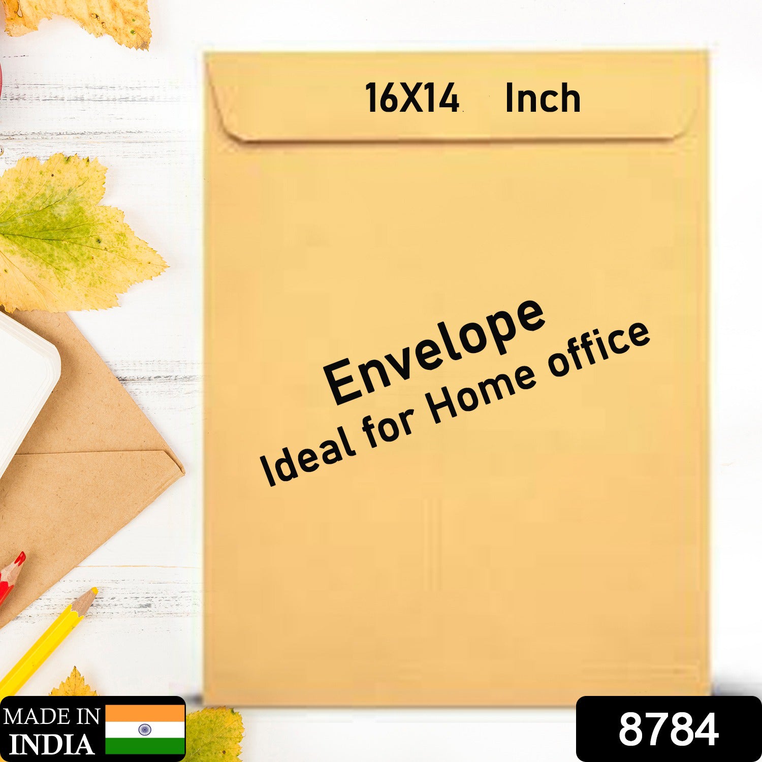 Brown Kraft Envelope for Invitations & Office Use (1 Pc, 16x14 Inch) - Shivani Jaswal Brown Kraft Envelope for Invitations & Office Use (1 Pc, 16x14 Inch)
