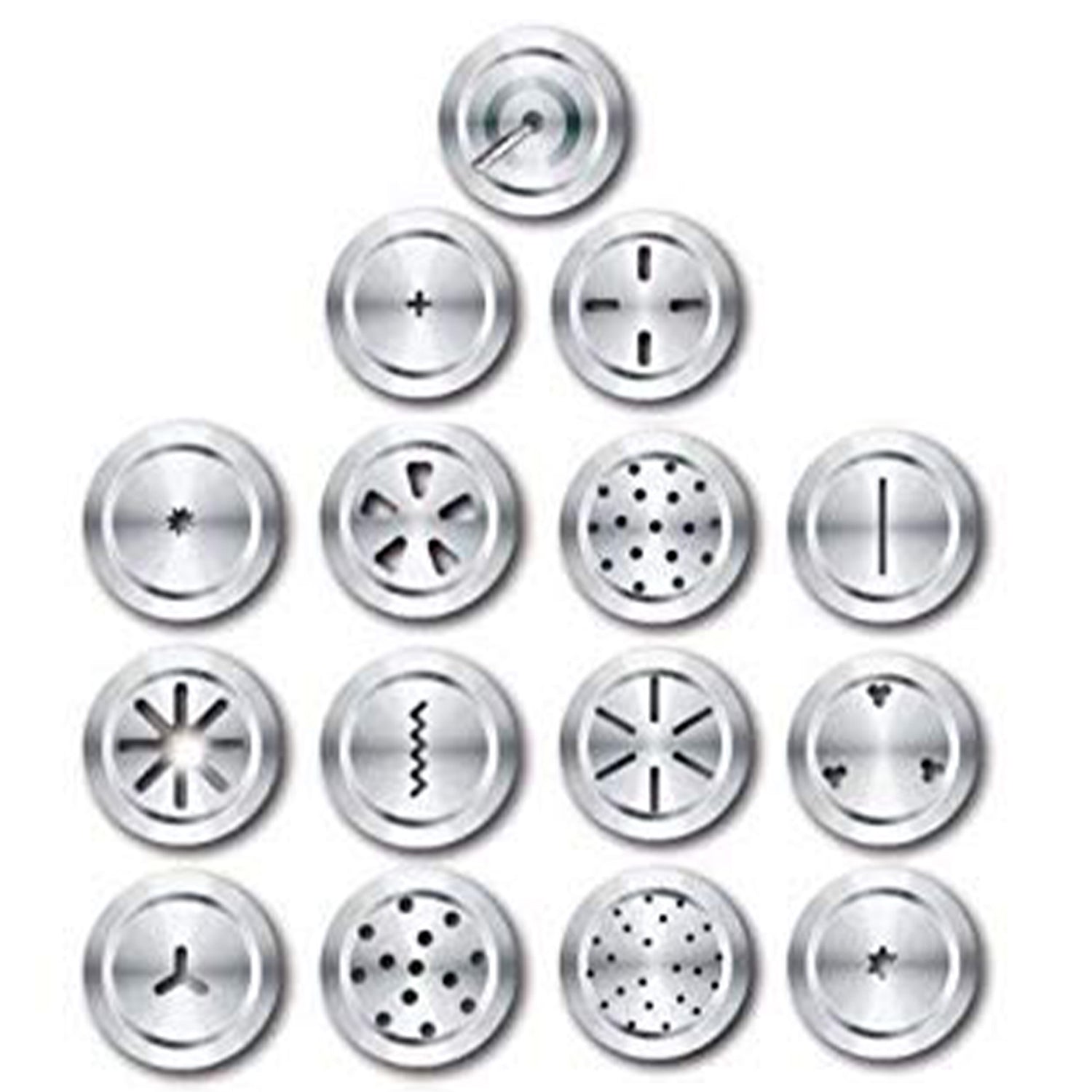 15 in 1 Stainless Steel Kitchen Press with Different Parts - Shivani Jaswal 15 in 1 Stainless Steel Kitchen Press with Different Parts