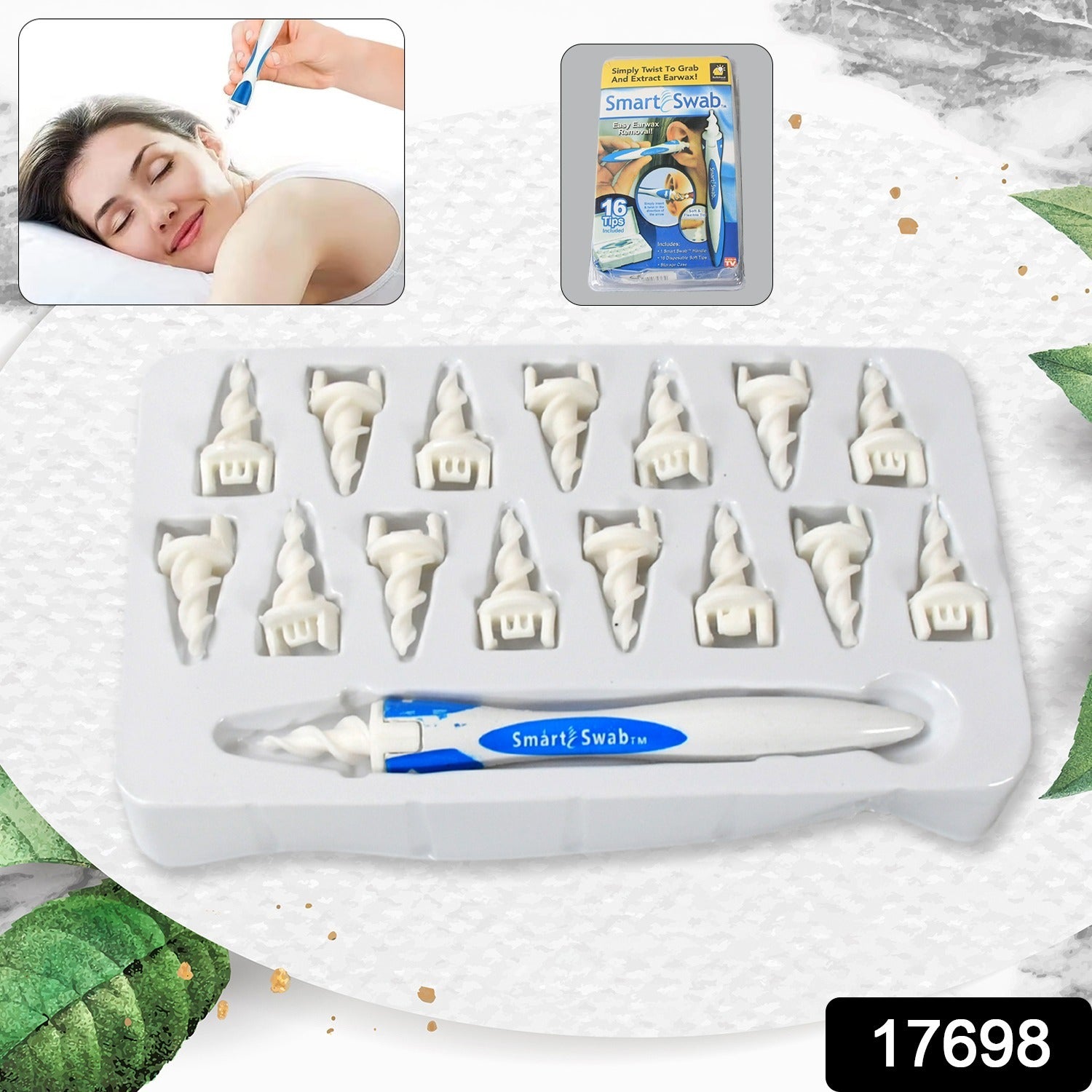 Ear Wax Removal Ear Cleaner Earwax Remover Spiral Soft Silicone Safe Upgraded Smart Earwax Removal Tool Swab Kit With 16 Replacement Tips For Adults & Kids - Shivani Jaswal Ear Wax Removal Ear Cleaner Earwax Remover Spiral Soft Silicone Safe Upgraded Smart Earwax Removal Tool Swab Kit With 16 Replacement Tips For Adults & Kids
