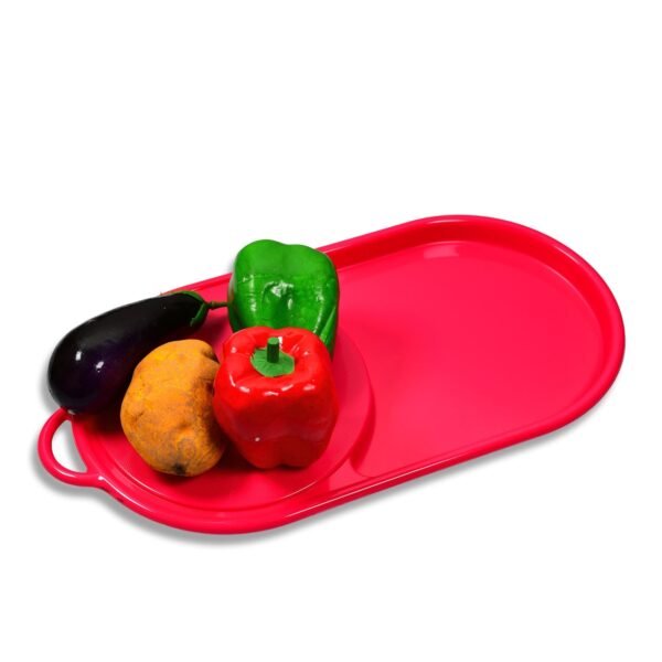 Plastic Kitchen Chopping Board with Tray â€“ Convenient for Food Prep and Storage