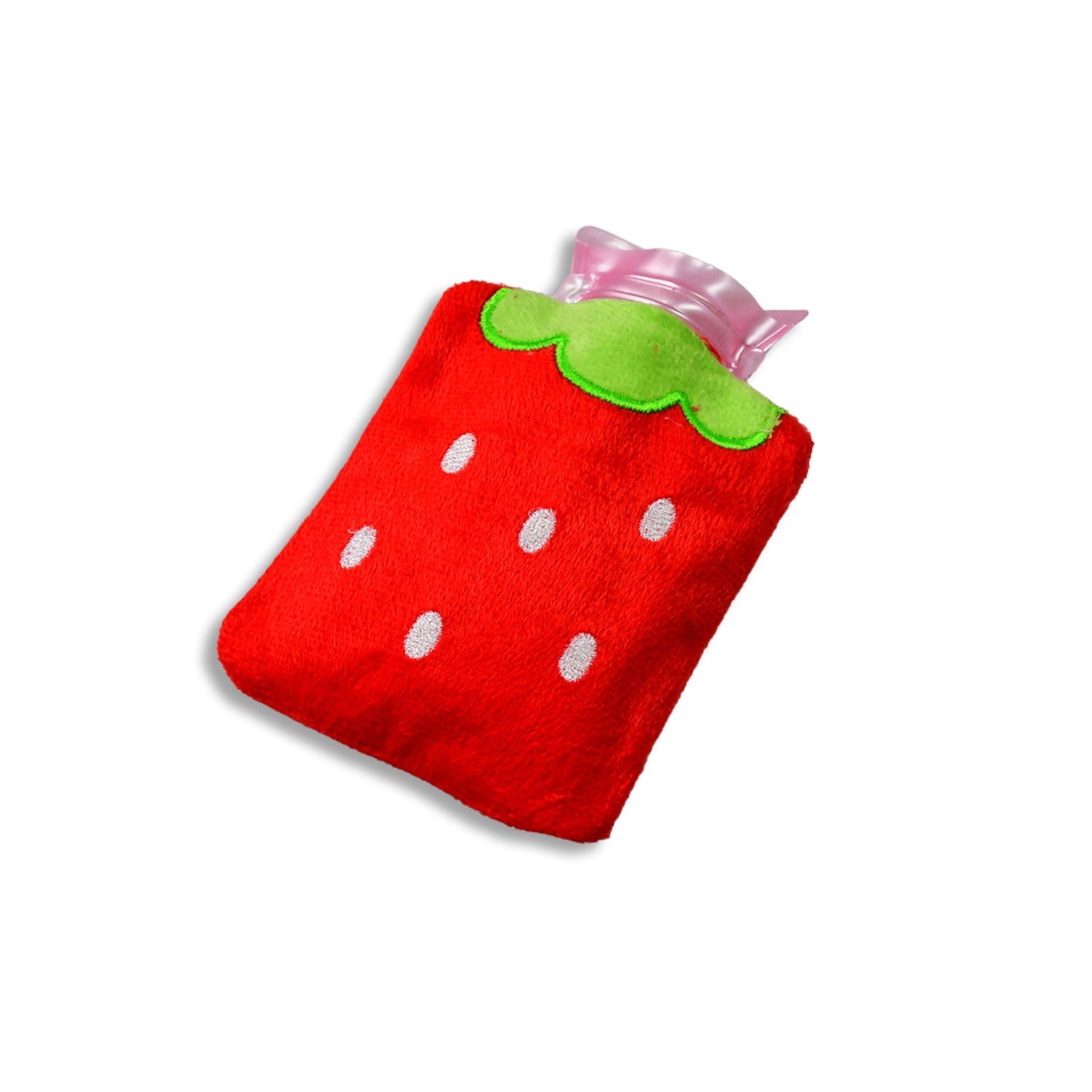 Strawberry Design Relief: Mini Hot Water Bag for Neck & Shoulders - Shivani Jaswal Strawberry Design Relief: Mini Hot Water Bag for Neck & Shoulders