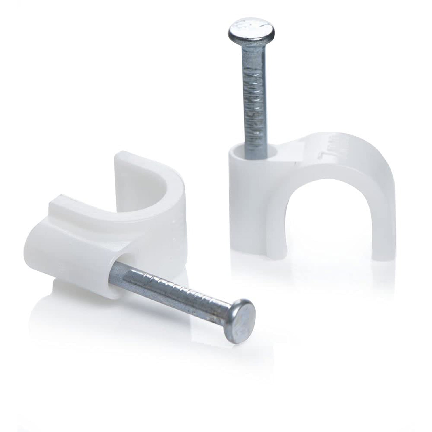 100 Pc 6 MM Cable Clip used in all kinds of wires to make them stuck and holded in walls etc. - Shivani Jaswal 100 Pc 6 MM Cable Clip used in all kinds of wires to make them stuck and holded in walls etc.