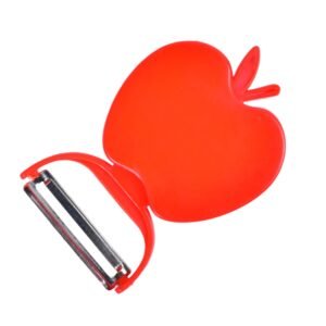 Apple-Shaped Folding Peeler â€“ Compact & Easy Veg Peeling