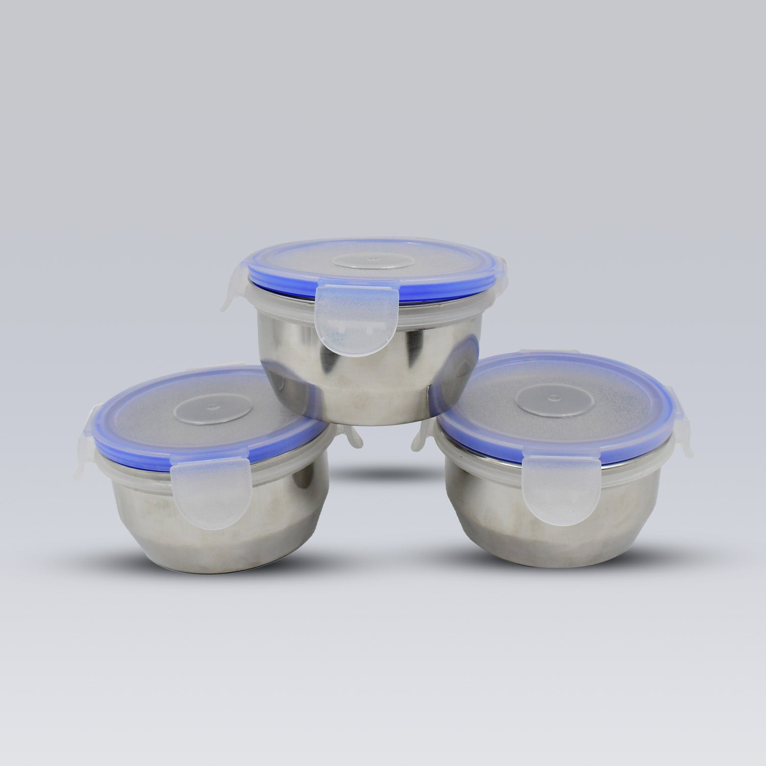 Stainless Steel Lunch Box - Multi-Compartment Airtight Container for Office, School & Travel - Shivani Jaswal Stainless Steel Lunch Box - Multi-Compartment Airtight Container for Office, School & Travel