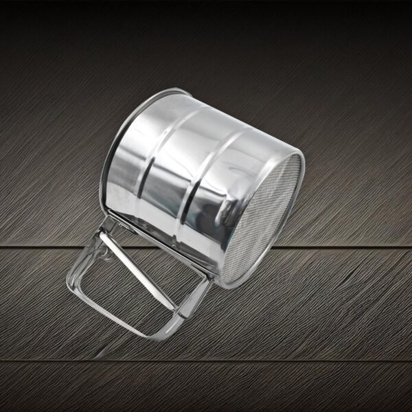 Stainless Steel Flour Sifter Ã¢â‚¬â€œ Handheld Baking Sieve with Measuring Scale