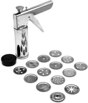 15 in 1 Stainless Steel Kitchen Press with Different Parts - Shivani Jaswal 15 in 1 Stainless Steel Kitchen Press with Different Parts
