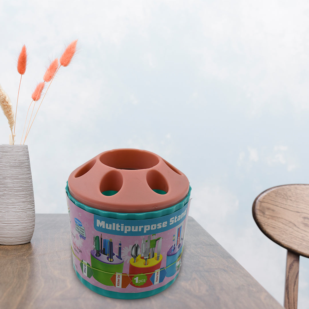 Plastic Round Multi-Purpose Toothpaste Stationary Pen Pencil Holder, Mini Desk Office Desktop Stationery Organizer Bathroom Shelves for Adults Multifunctional (1 Pc) - Shivani Jaswal Plastic Round Multi-Purpose Toothpaste Stationary Pen Pencil Holder, Mini Desk Office Desktop Stationery Organizer Bathroom Shelves for Adults Multifunctional (1 Pc)