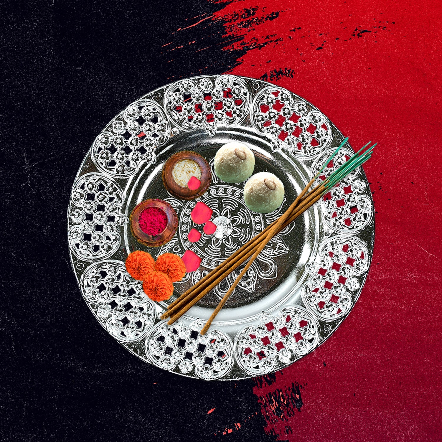 Beautiful 8-Inch Plastic Pooja Thali Set – Perfect for Daily Use & Special Occasions (Plastic) - Shivani Jaswal Beautiful 8-Inch Plastic Pooja Thali Set – Perfect for Daily Use & Special Occasions (Plastic)