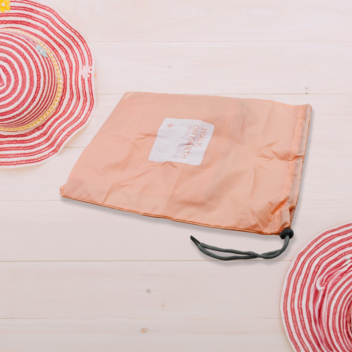 Travel Storage Bag Set – Waterproof Nylon Drawstring Organizers for Clothes & Shoes (4 Pc) - Shivani Jaswal Travel Storage Bag Set – Waterproof Nylon Drawstring Organizers for Clothes & Shoes (4 Pc)