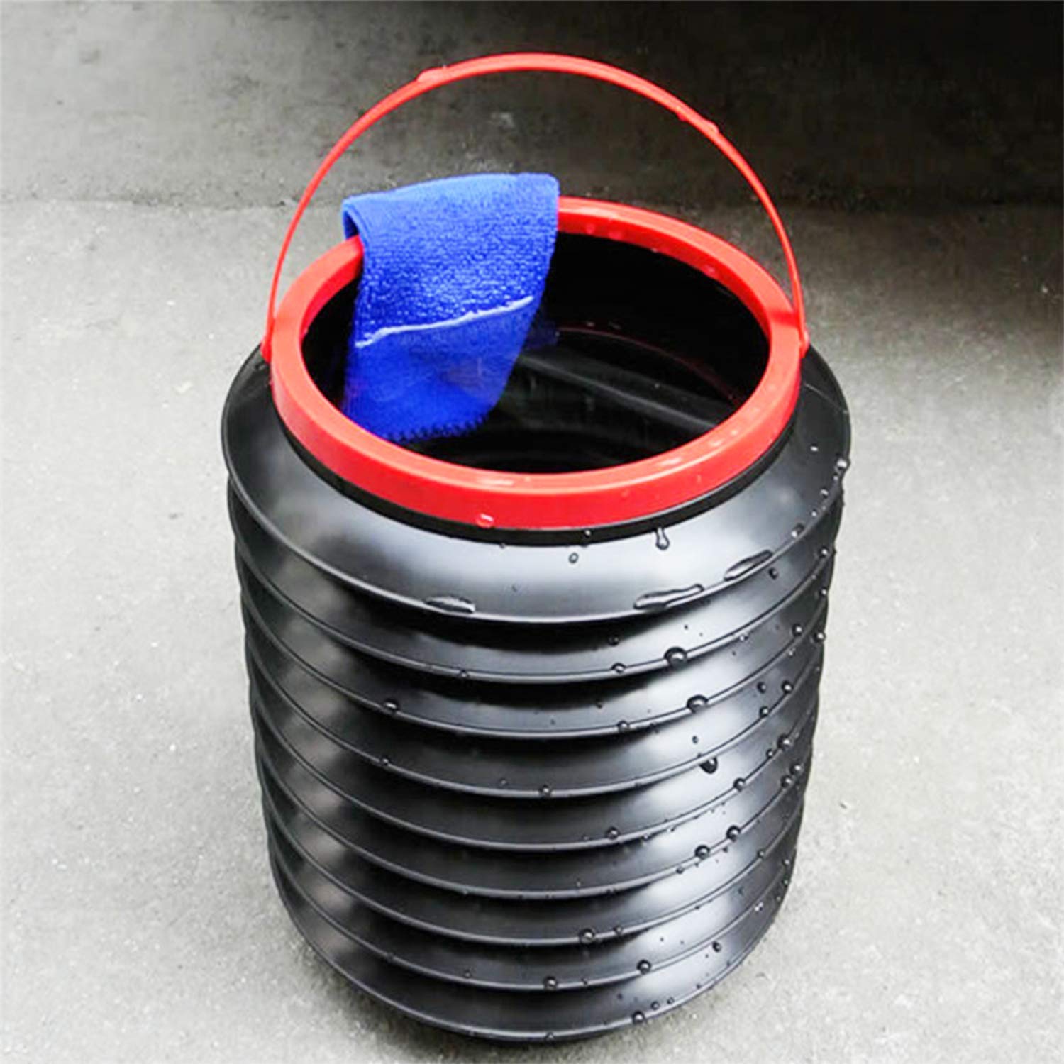 Foldable Storage Bucket , Water Container & Dustbin Multiuse Bucket For Home , Car & Kitchen Use Bucket - Shivani Jaswal Foldable Storage Bucket , Water Container & Dustbin Multiuse Bucket For Home , Car & Kitchen Use Bucket