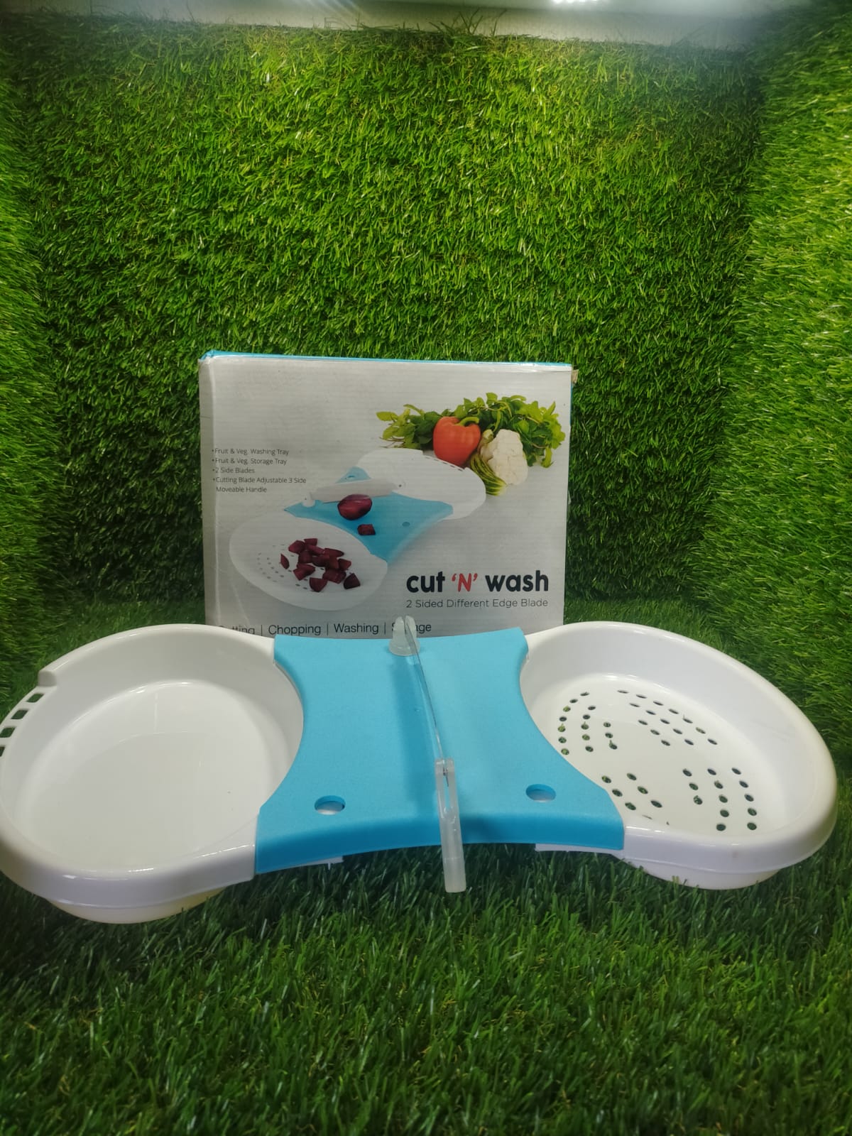 Adjustable Cut N Wash used in all kinds of household and kitchen purposes for cutting and washing simultaneously of vegetables and fruits etc. - Shivani Jaswal Adjustable Cut N Wash used in all kinds of household and kitchen purposes for cutting and washing simultaneously of vegetables and fruits etc.