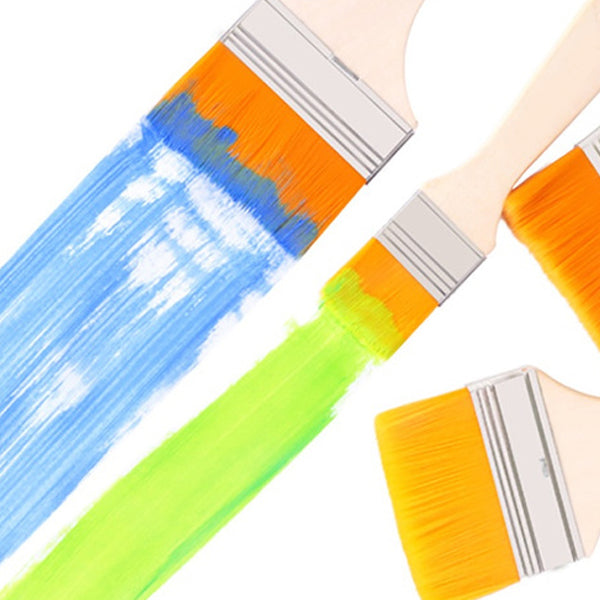 Artistic Flat Painting Brush - Set of 5 - Shivani Jaswal Artistic Flat Painting Brush - Set of 5