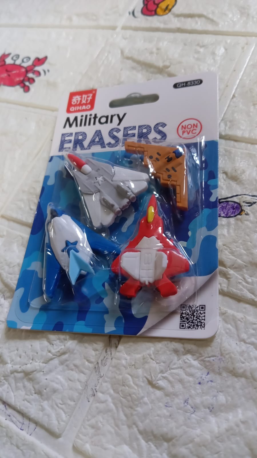Fun Erasers for Kids: Gun & Plane Shapes (4-Pack, Gift Set) - Shivani Jaswal Fun Erasers for Kids: Gun & Plane Shapes (4-Pack, Gift Set)