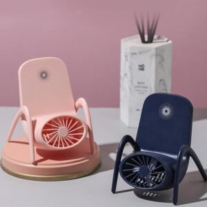 Portable Mobile Phone Holder Fan Ã¢â‚¬â€œ Handheld, Multi-Function (Battery Not Include)