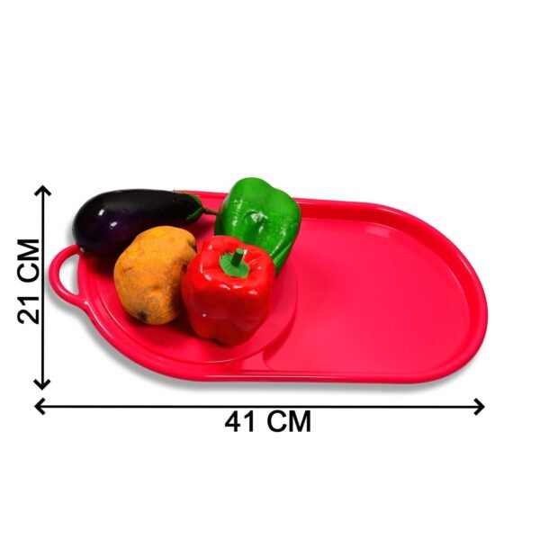 Plastic Kitchen Chopping Board with Tray â€“ Convenient for Food Prep and Storage