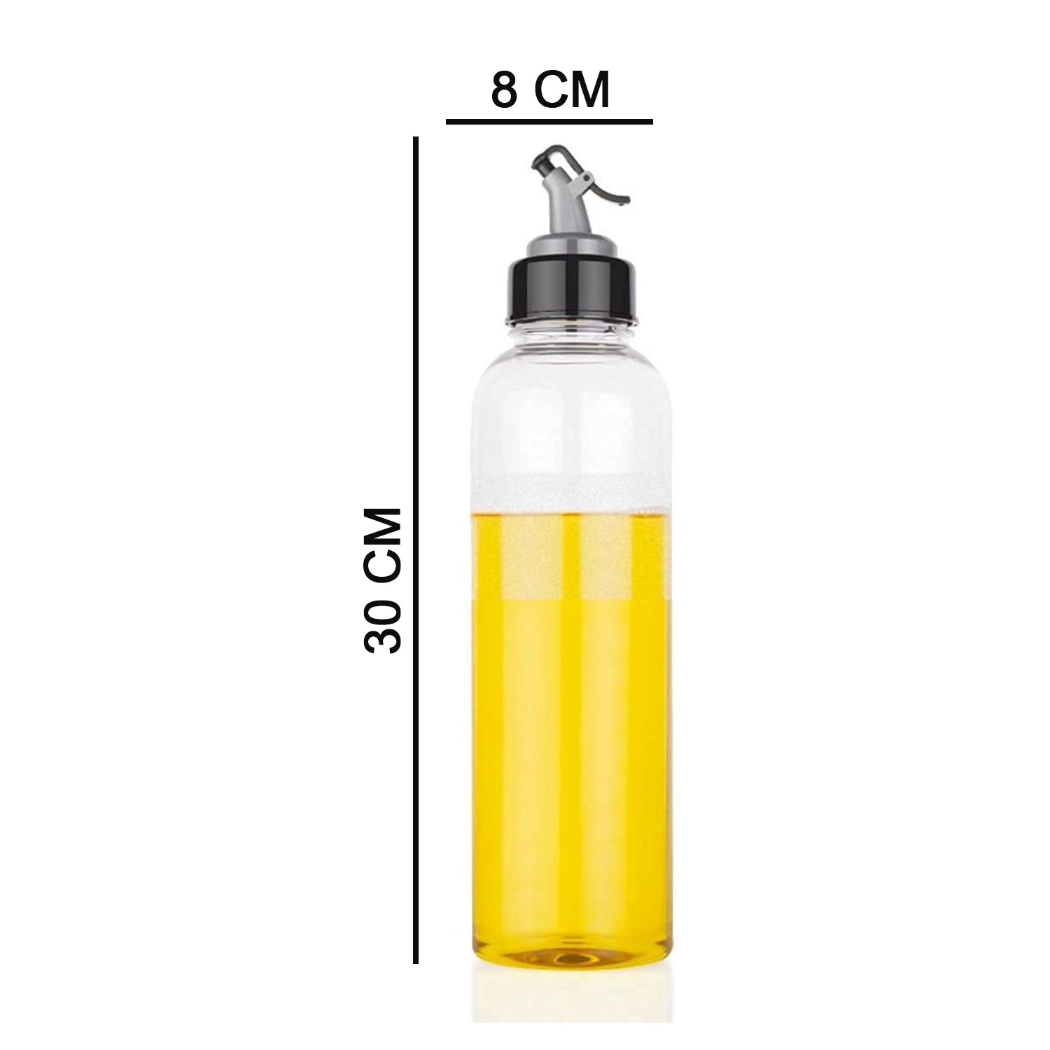 1ltr Plastic Oil Dispenser With Lid - Clear, Drip Free Spout, Controlled Use. - Shivani Jaswal 1ltr Plastic Oil Dispenser With Lid - Clear, Drip Free Spout, Controlled Use.