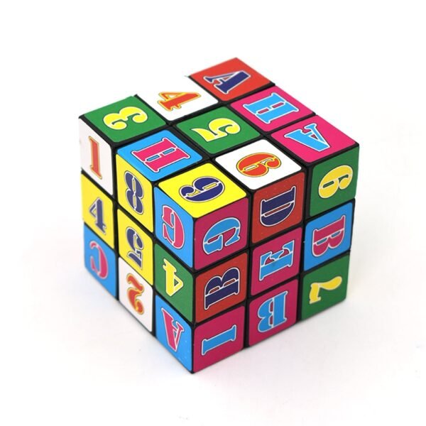 Alpha Numeric Cube used for entertaining and playing purposes by kids, childrenâ€™s and even adults etc.