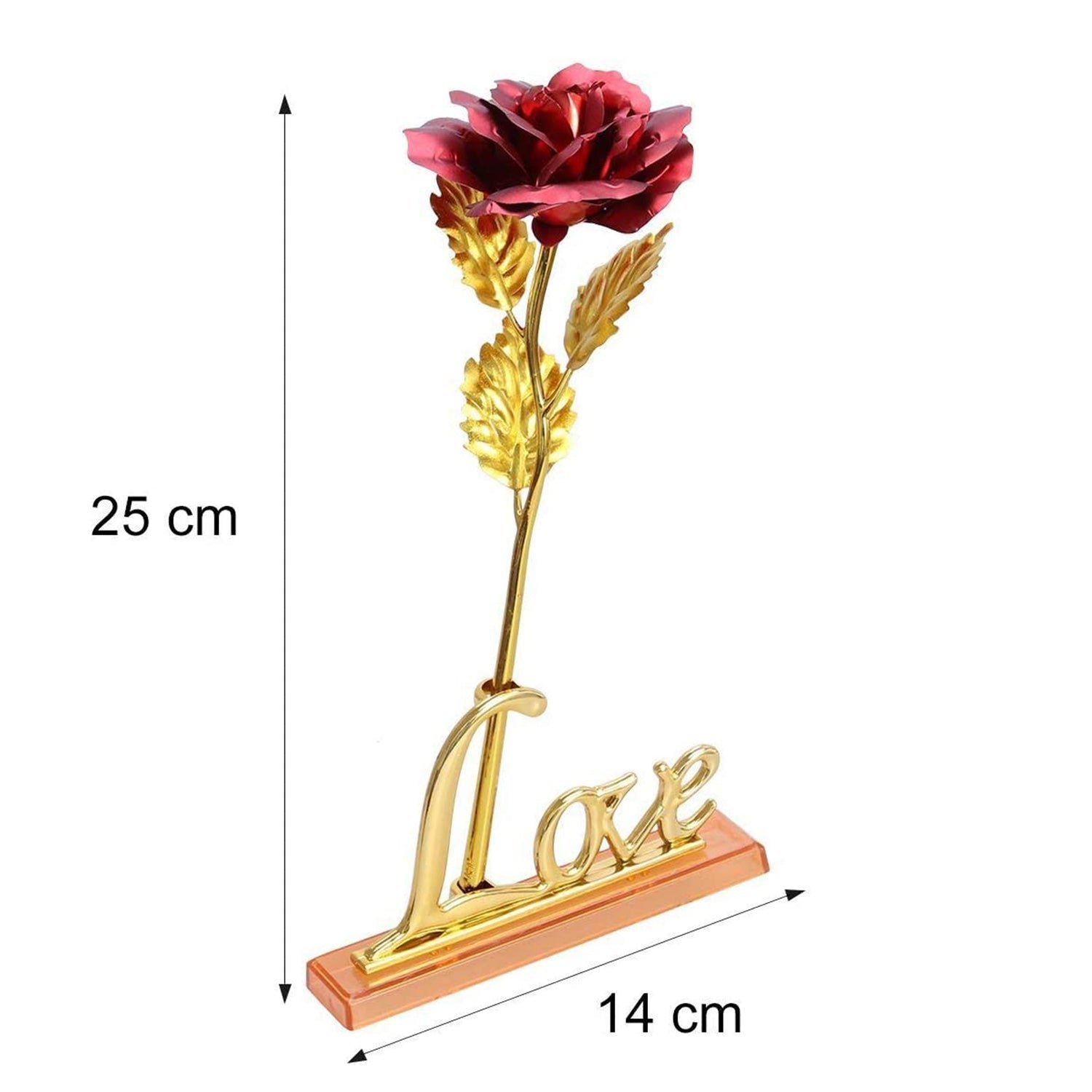 24k Gold Rose,hicoosee Gold Foil Plated Rose with LOVE Stand and Gift Box for Anniversary, Birthday, Wedding , Christmas ,Thanks giving - Shivani Jaswal 24k Gold Rose,hicoosee Gold Foil Plated Rose with LOVE Stand and Gift Box for Anniversary, Birthday, Wedding , Christmas ,Thanks giving