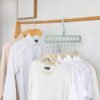 Anti-Skid Plastic 9-Holes Magic Wardrobe Folding Hangers