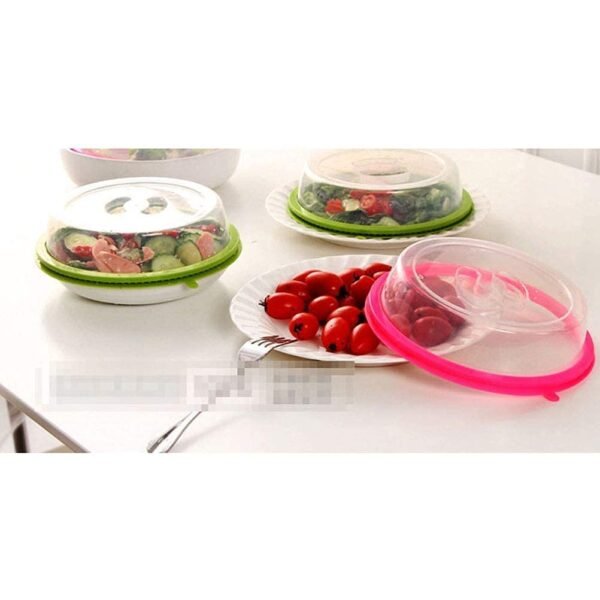Microwave Food Cover, Air-Tight Splatter Lid for Plates Ã¢â‚¬â€œ Dishwasher Safe